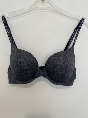 Victoria's Secret Dark Heather Gray Padded T-Shirt Bra